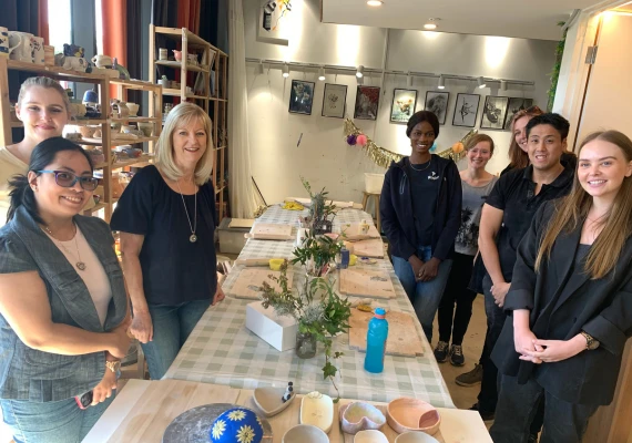 Pottery workshop at Rapid Global