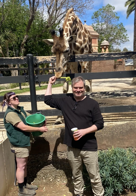 Team outing at the zoo