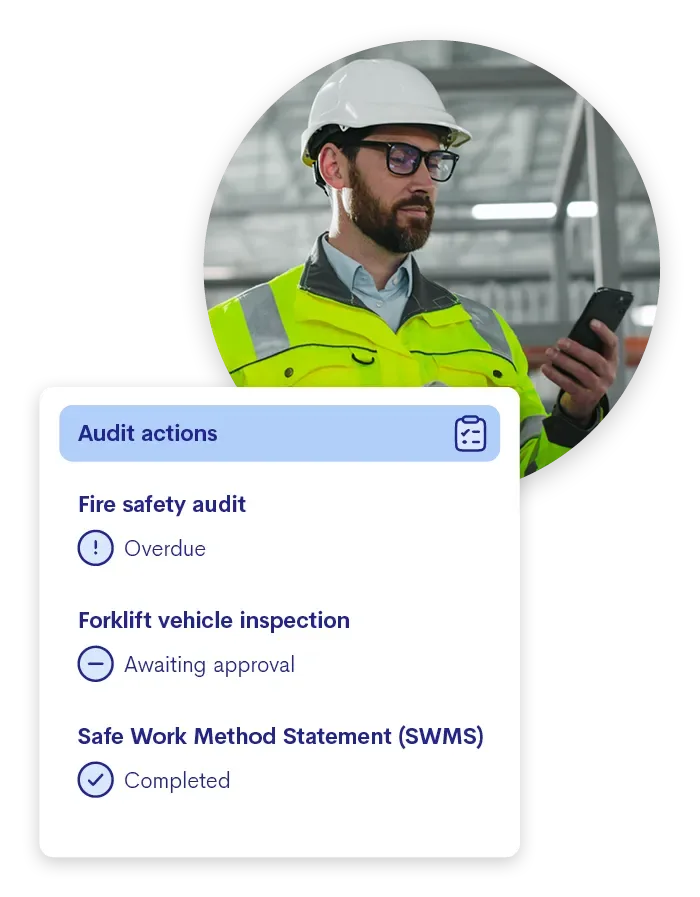 Rapid Auditor schedule and tracking view for planning compliance audits