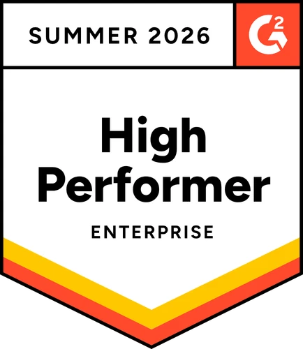 G2 Contractor Management High Performer Enterprise badge