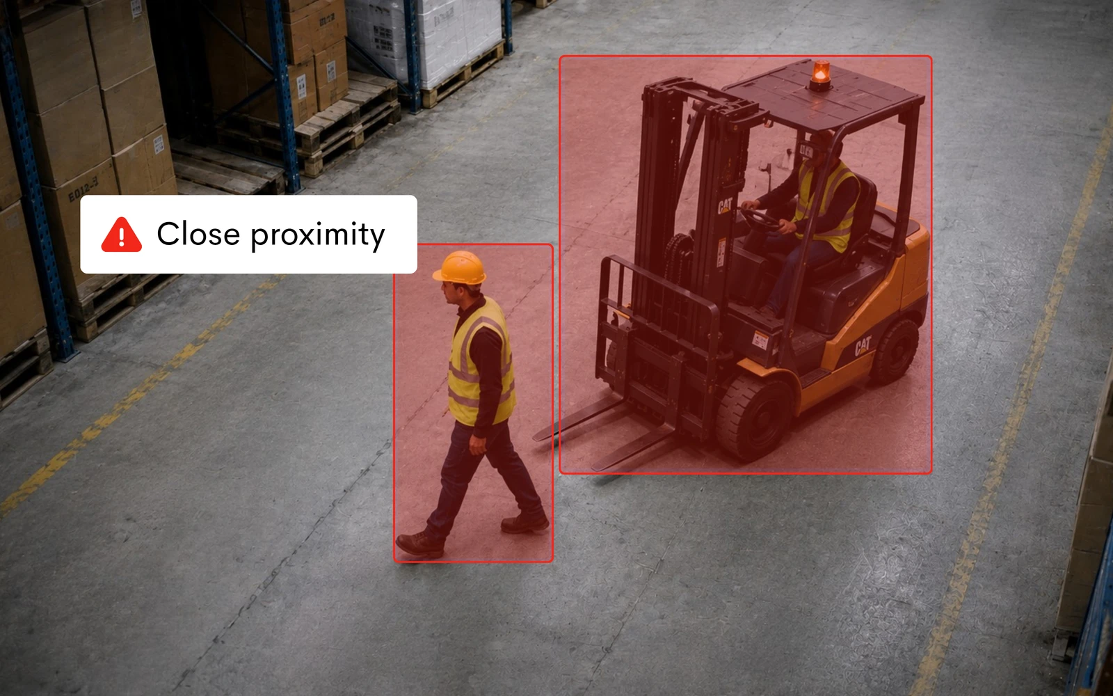 Rapid Monitor detecting a safety risk on a manufacturing plant floor