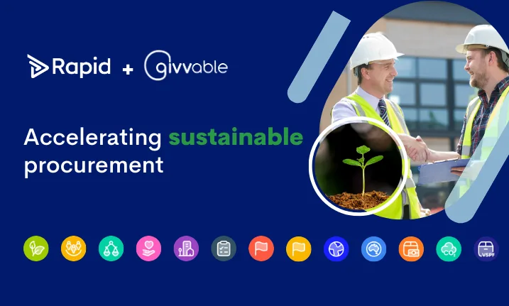 Accelerating sustainable procurement: a look at the Givvable and Rapid integration