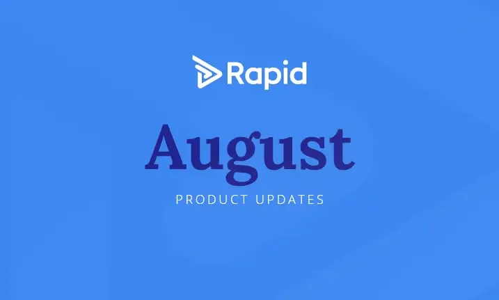 August 2024 product updates