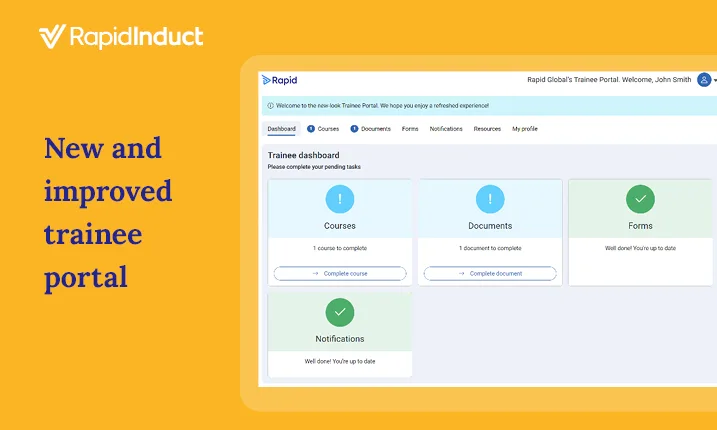 New look Trainee Portal