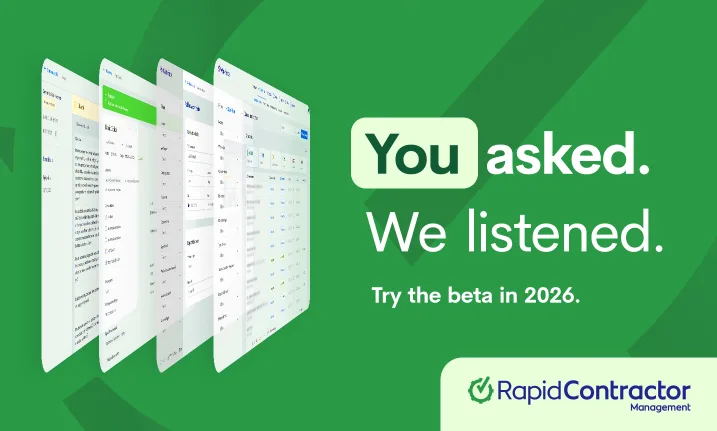 A smarter, modernised Rapid Contractor Management is coming in 2026