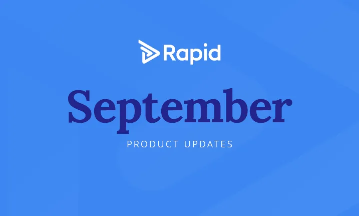 September 2025 product updates
