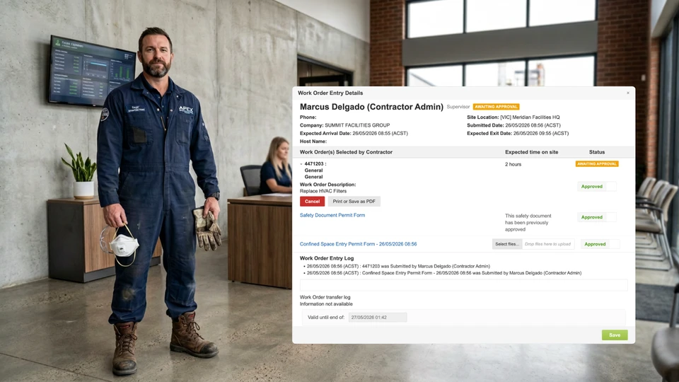 General-work permit raised, reviewed and approved online