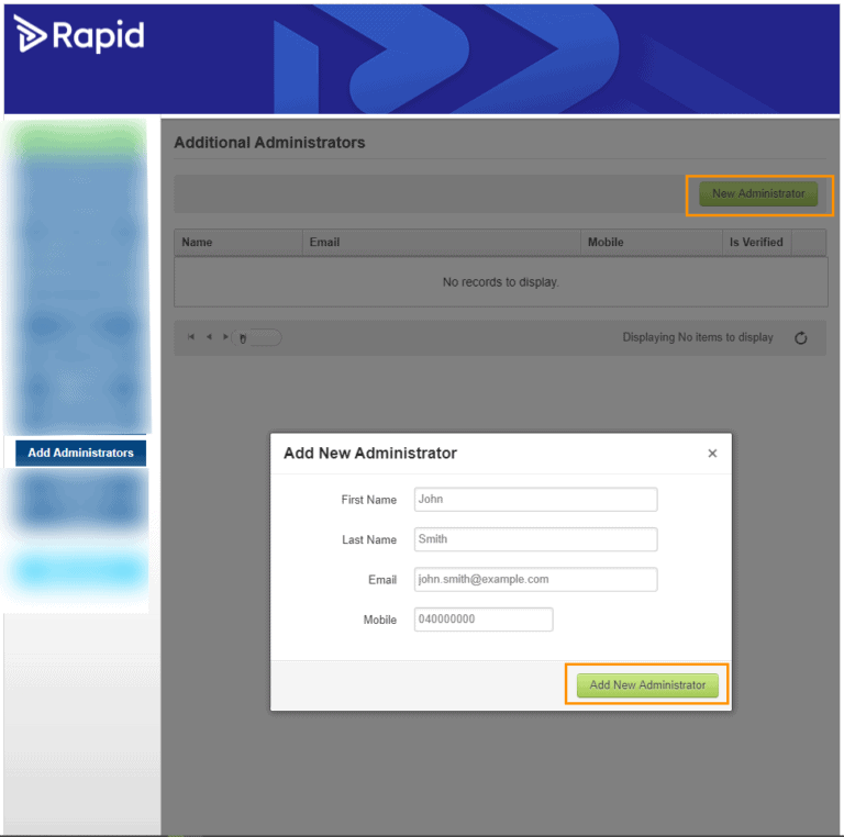 Learn how to add additional administrators to your portal